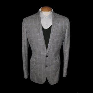 Brooks Brothers Fitzgerald Wool Silk Houndstooth